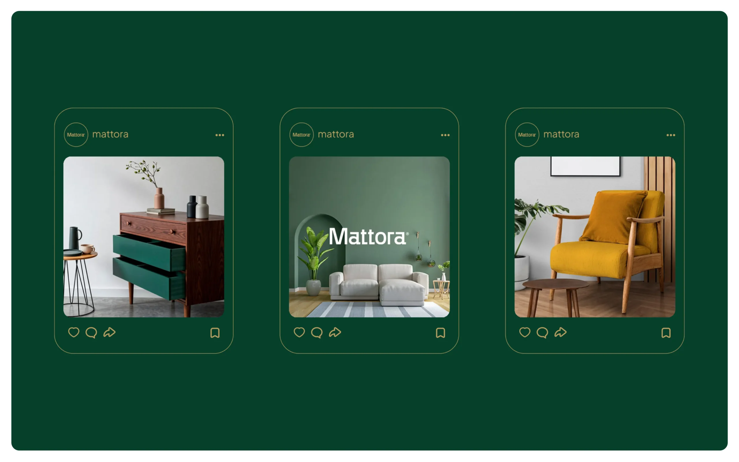 Mattora - luxury furniture brand identity