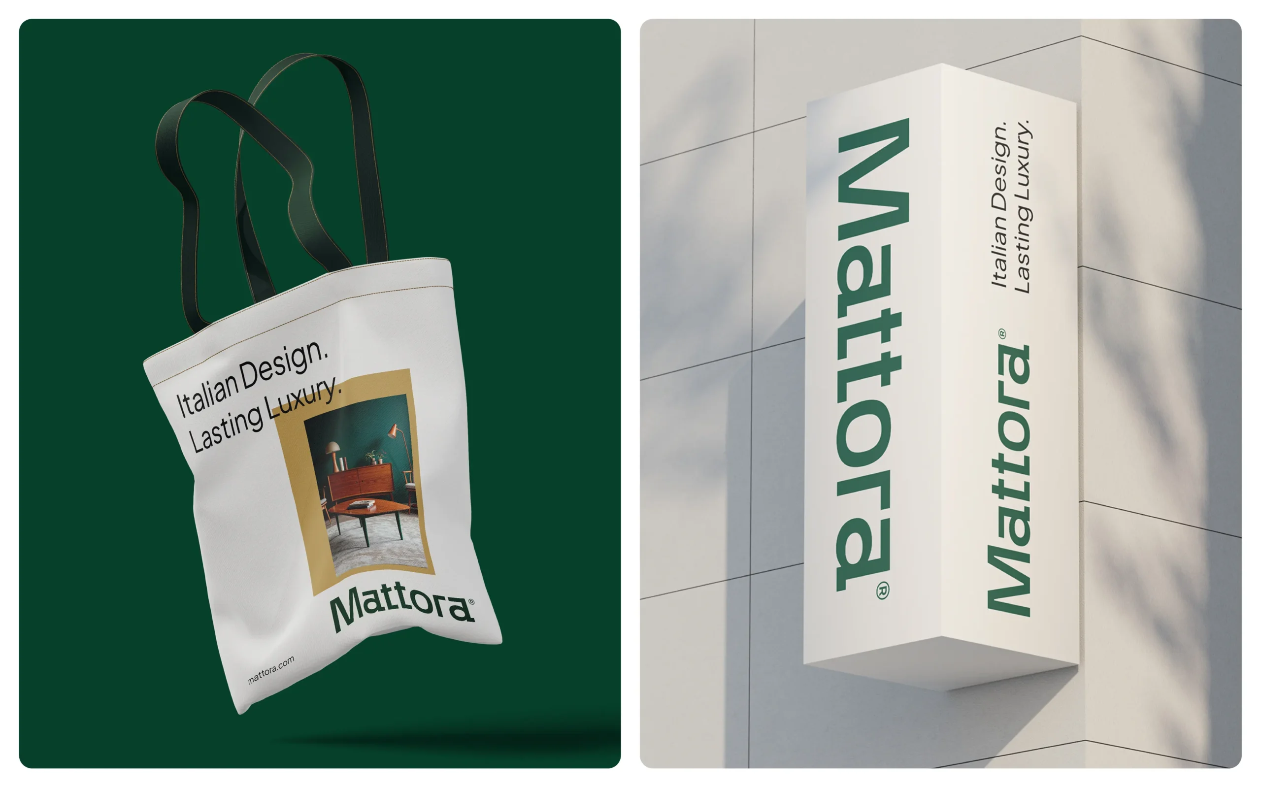 Mattora - luxury furniture brand identity