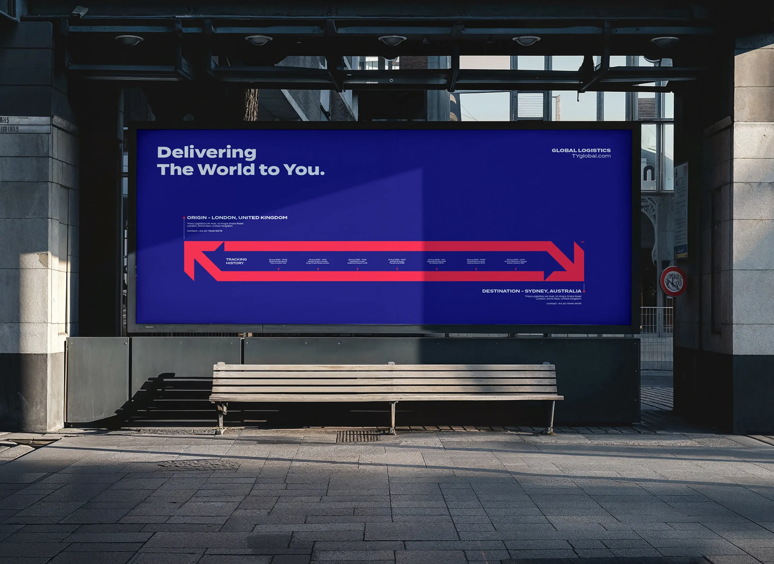 logistics brand identity