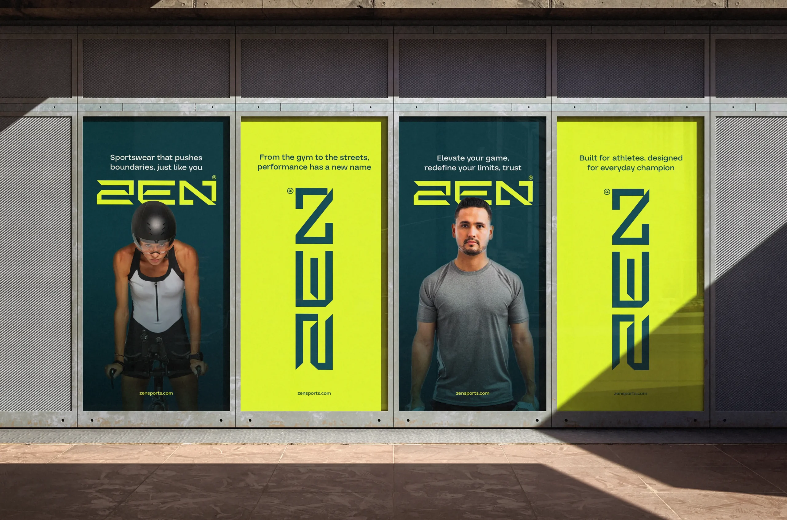 ZEN Sportswear Brand Identity