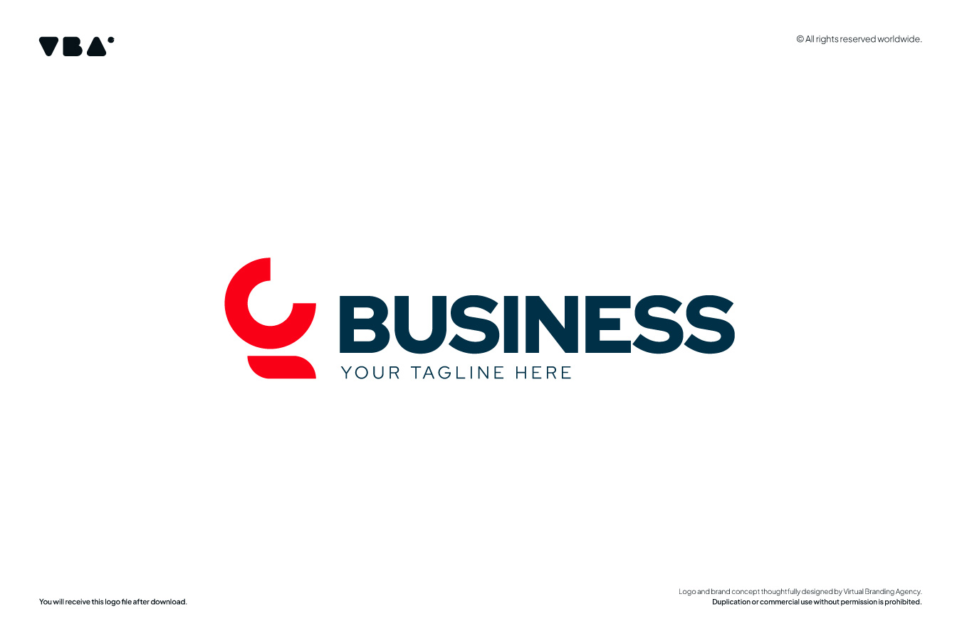 modern business logo template online editable