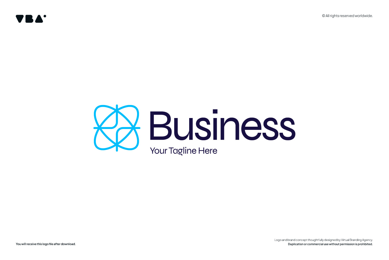 Online logo design template