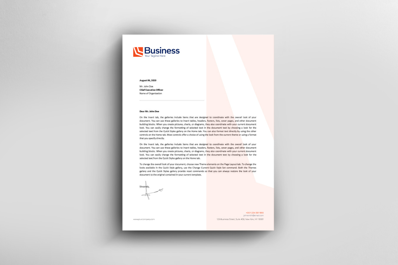 corporate business logo template