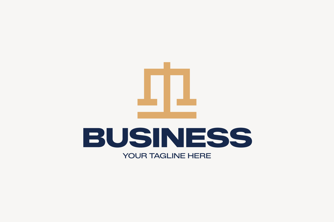 modern law logo template