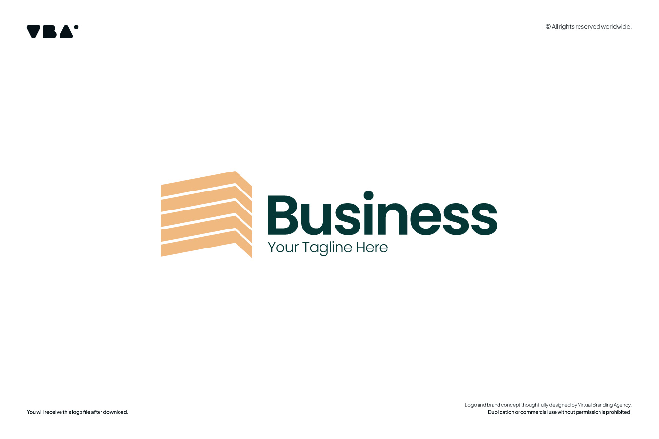 Real estate logo template