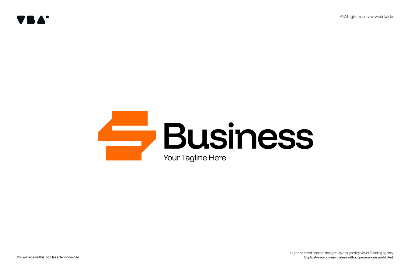 S letter logo template