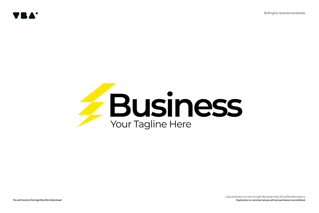 Tech and industrial logo template