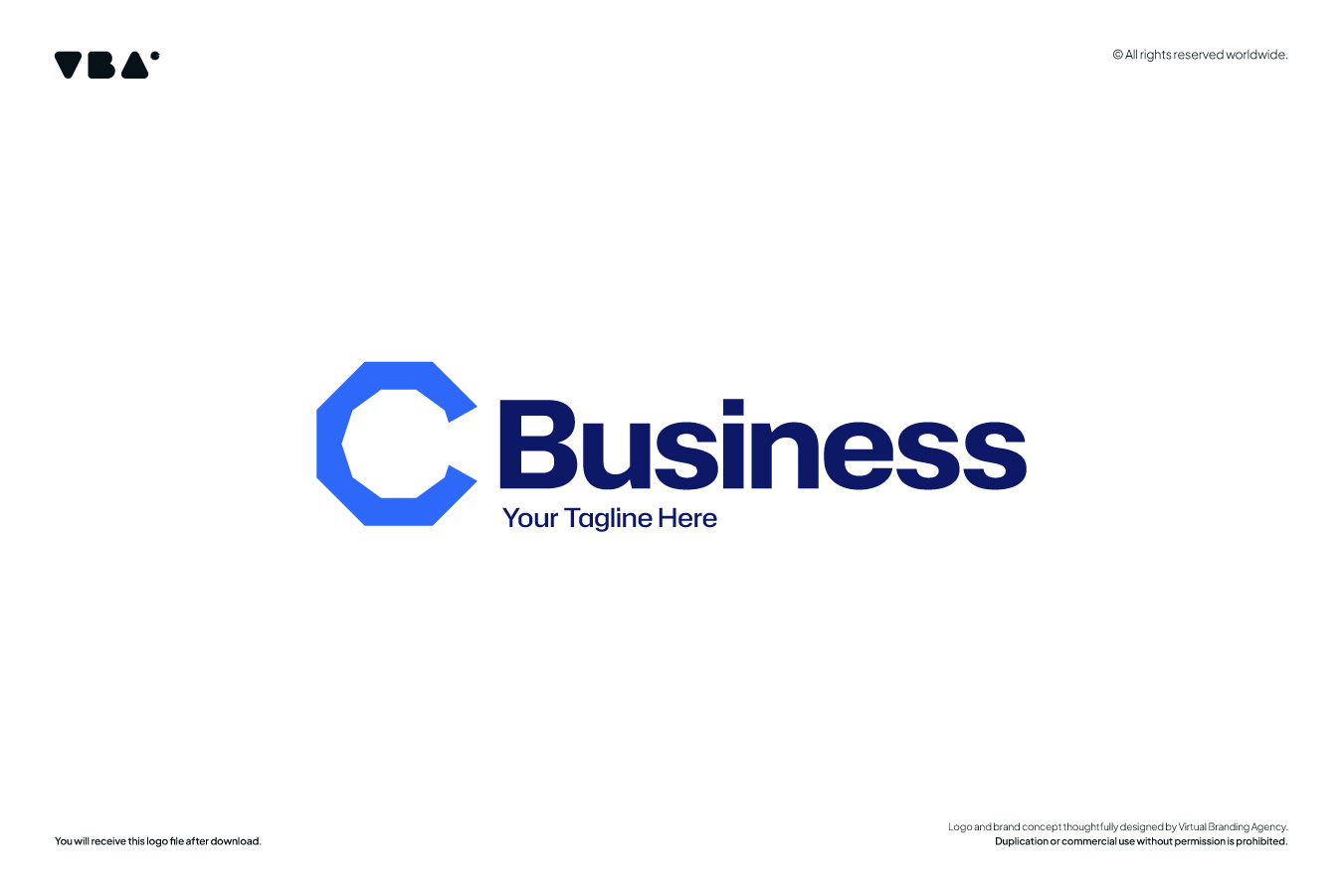 Letter C logo template