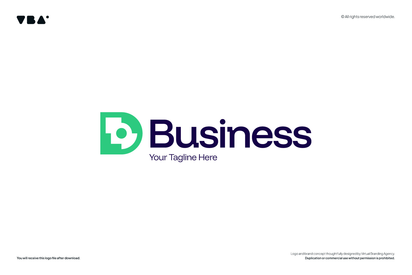 Letter D logo design