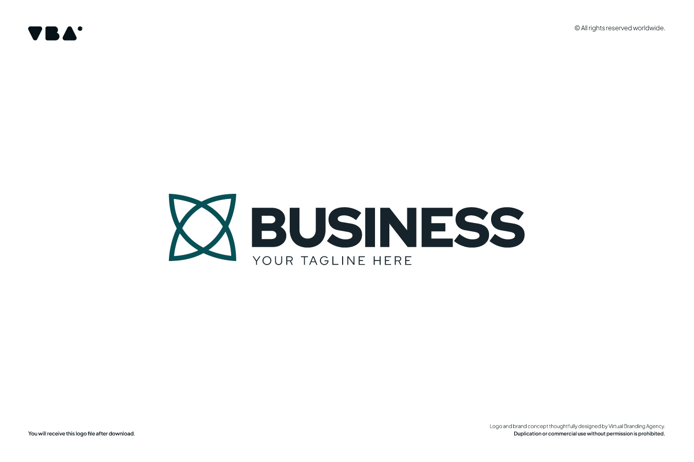 Corporate branding template