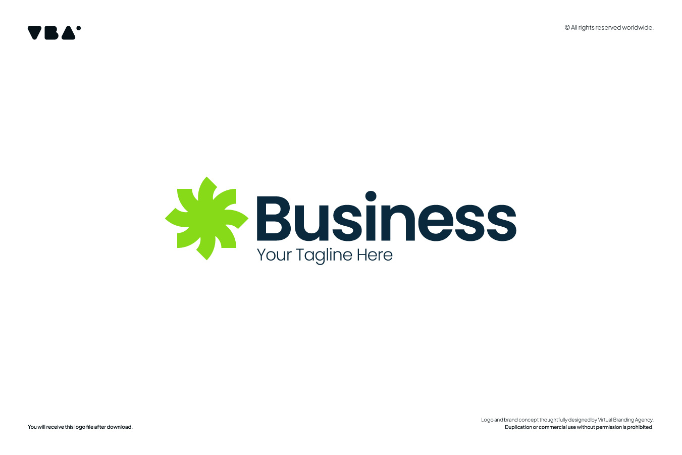 Eco friendly logo template