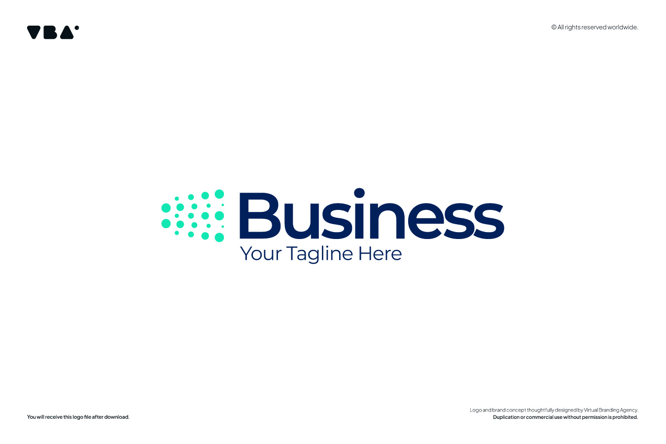 Data sharing logo template