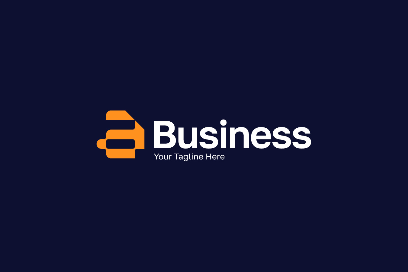 a letter logo template