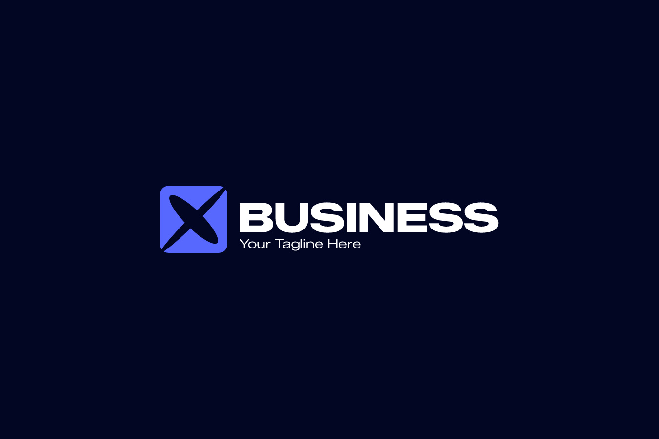 X letter logo template