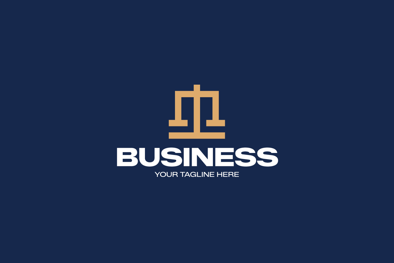 modern law logo template