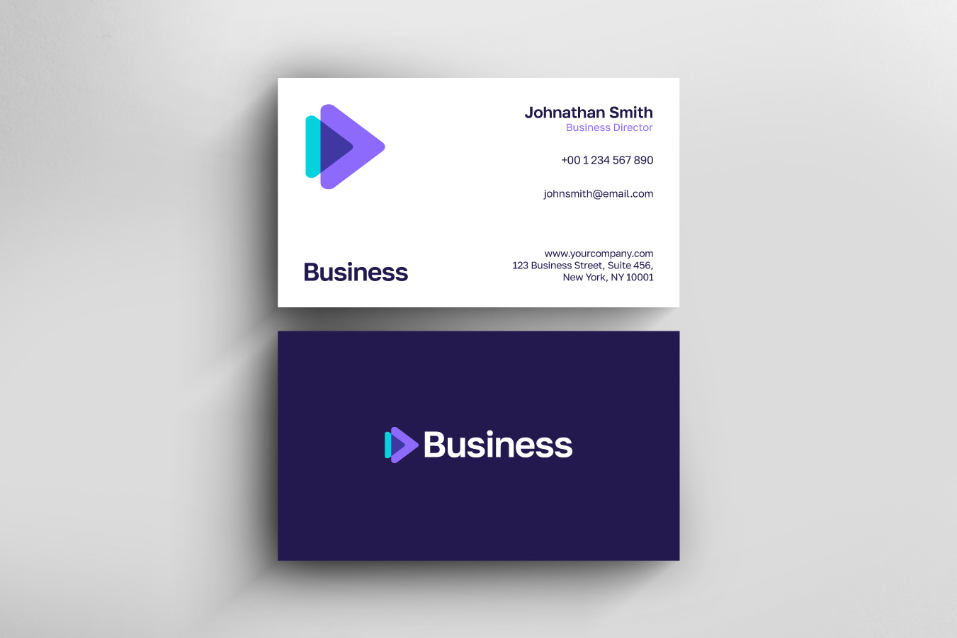 Play icon logo template