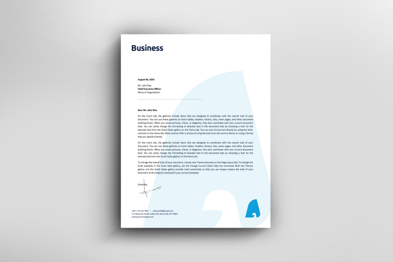 professional business logo template