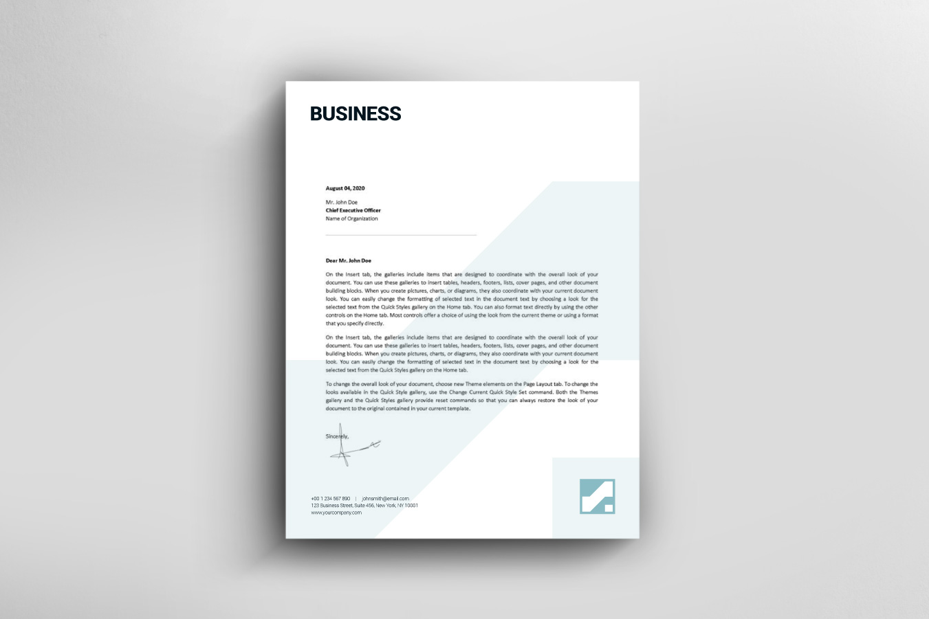 elegant business logo