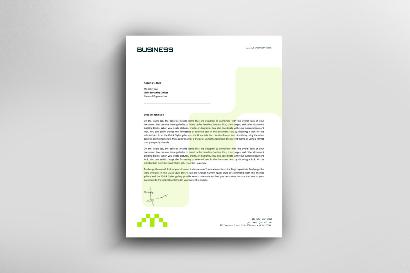 M letter logo template