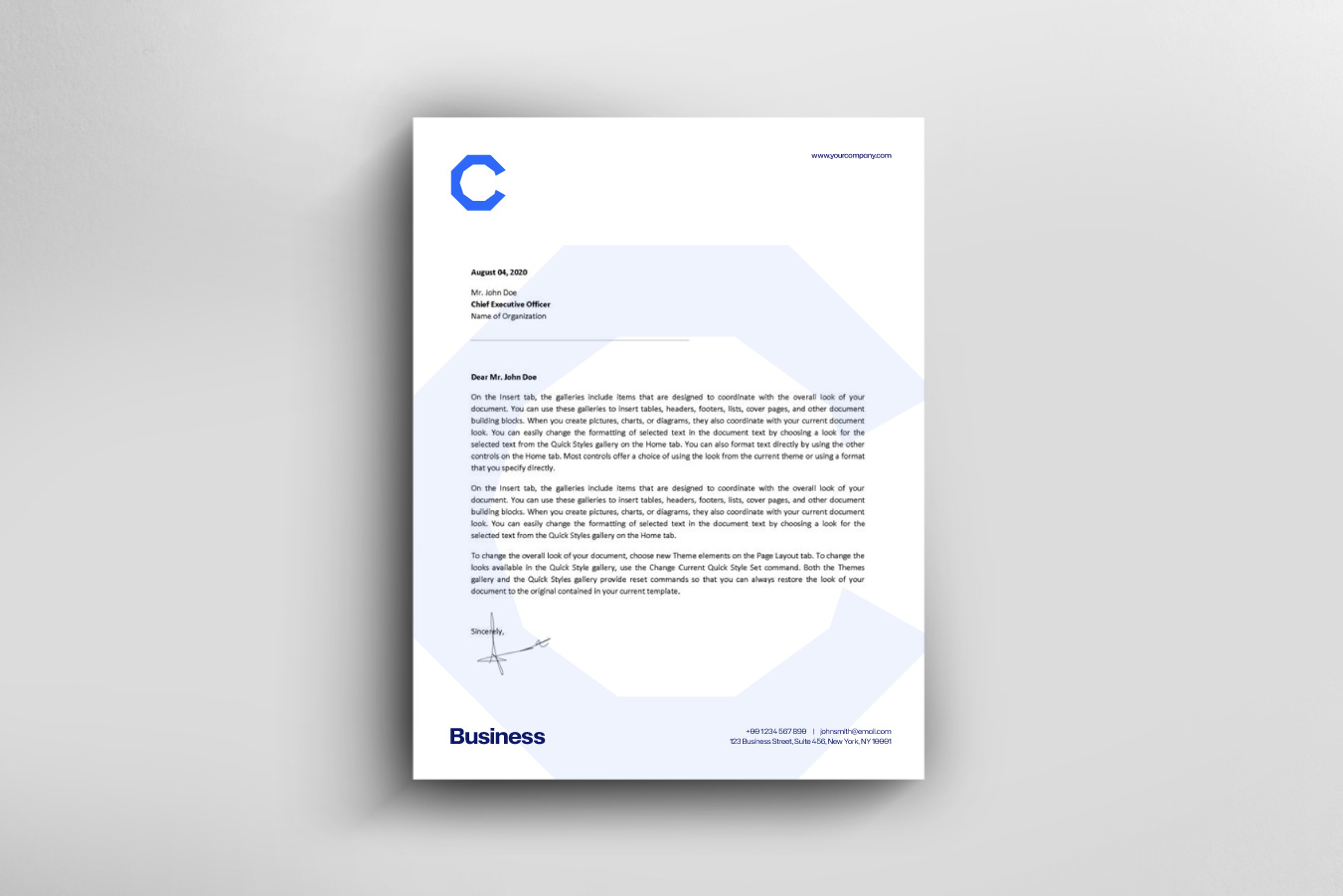 Letter C logo template