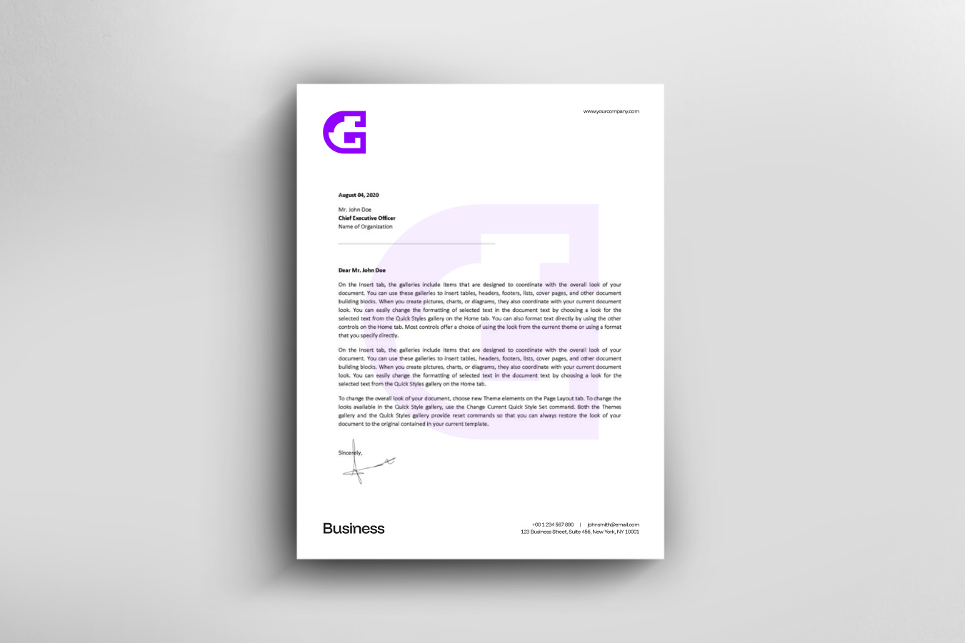 G letter logo template