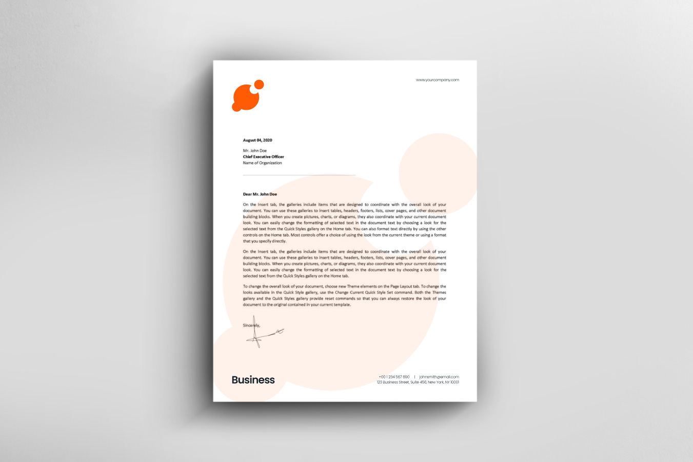 Modern business logo