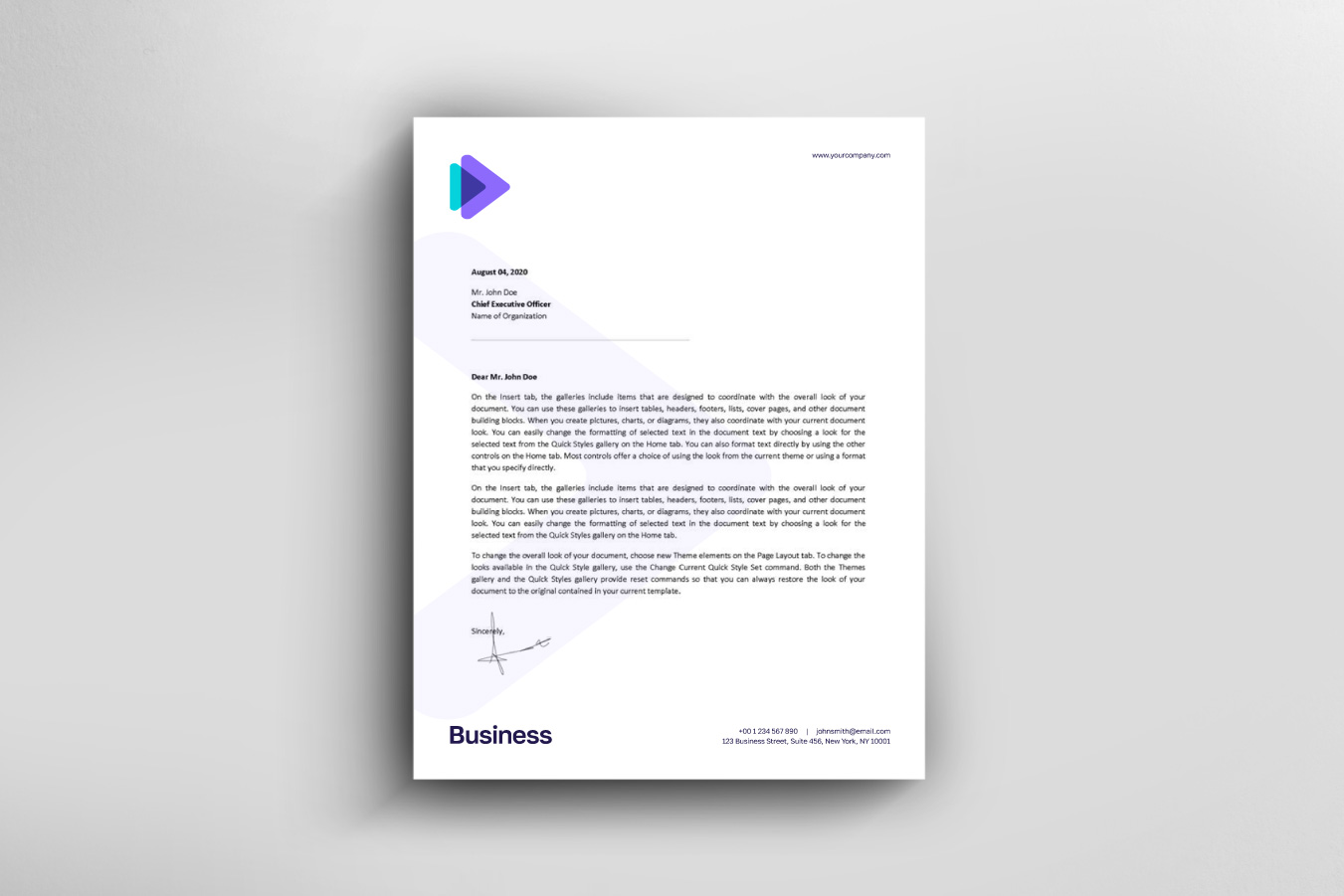 Play icon logo template