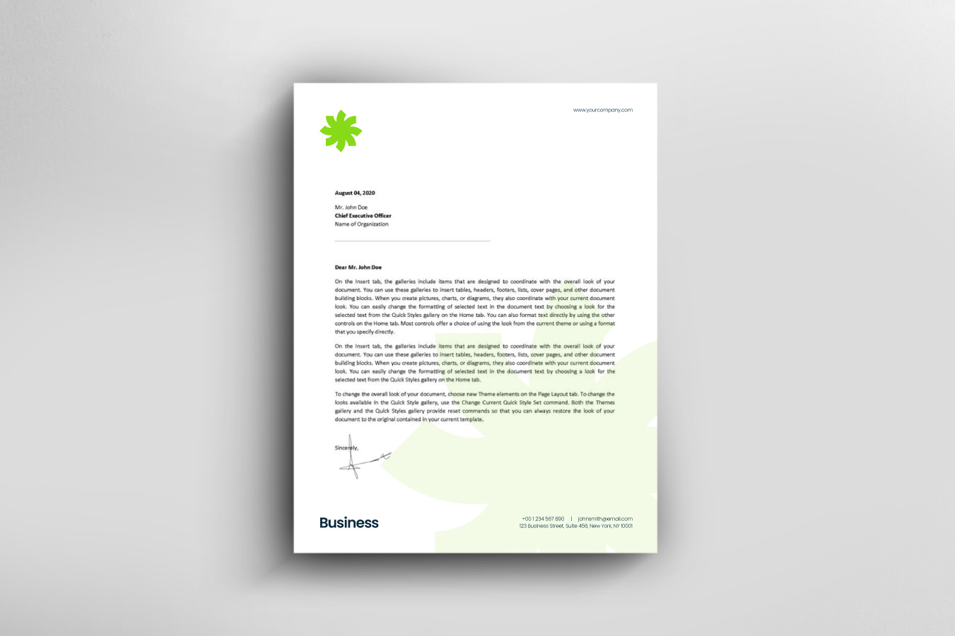 Eco friendly logo template