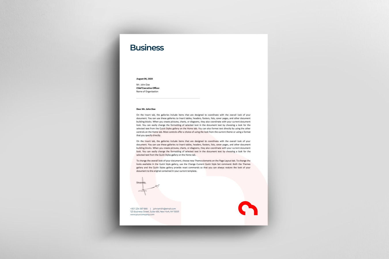 Modern creative logo for multiple industries